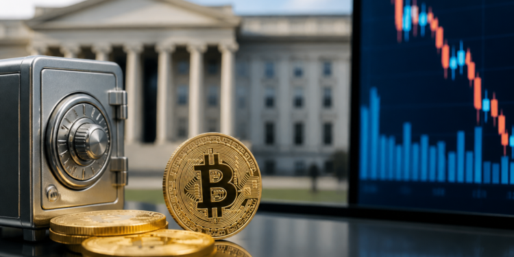 Bitcoin resiste al Tesoro; traders recortan 1.700M de apalancamiento 1 Bitcoin resiste al Tesoro; traders recortan 1.700M de apalancamiento