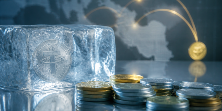 Tether: 550 millones congelados en Irán, pero 35 millones se movieron