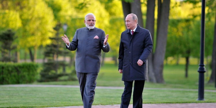 Modi insta a Putin a poner fin a la guerra en Ucrania