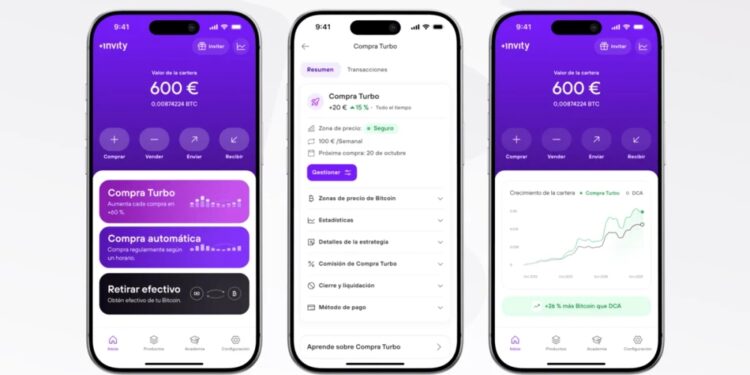 Invity, la plataforma Bitcoin de Trezor, llega a España con MiCA