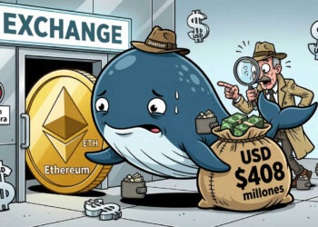 Ballena de Ethereum mueve USD 174 millones a exchanges y retiene 237