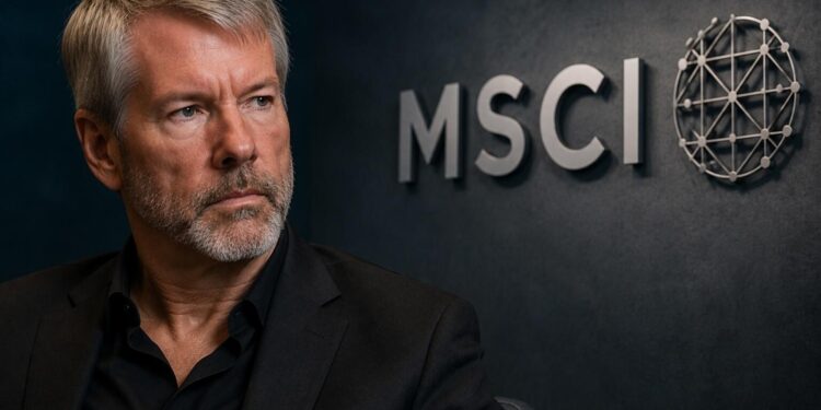 Michael Saylor rechaza el filtro de MSCI contra firmas con Bitcoin