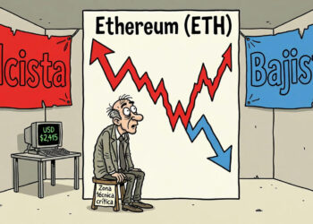 Ethereum (ETH) resiste en USD 2.415 tras subir un 30% en un mes