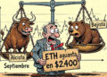 Ethereum consolida ganancias sobre los USD 2.400 este 2 de septiembre
