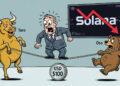 Solana (SOL) cae un 1,15 % y defiende los USD 100 tras subir un 37 %