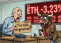 Ethereum (ETH) cae un 3,23% por la tensión en los bonos soberanos