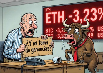 Ethereum (ETH) cae un 3,23% por la tensión en los bonos soberanos