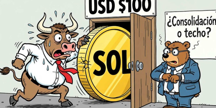 Solana resiste los USD 100 pese al enfriamiento semanal 1 Solana resiste los USD 100 pese al enfriamiento semanal