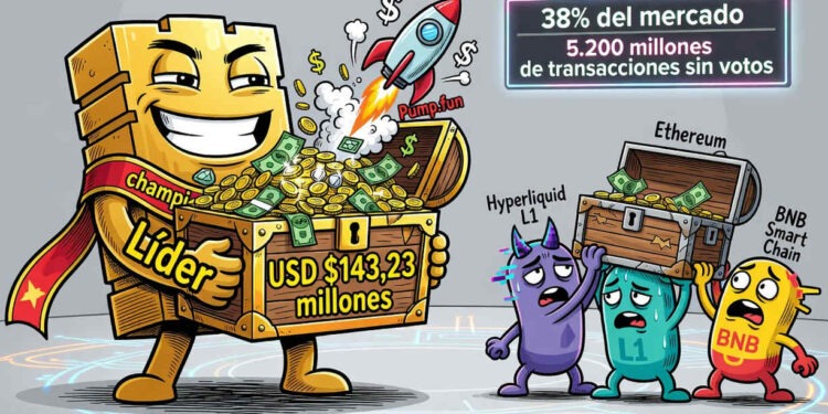 Solana concentró el 38,1% de los ingresos de aplicaciones en agosto