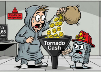 Atacante de Tectonic envía 2.659 ETH a Tornado Cash tras hackeo