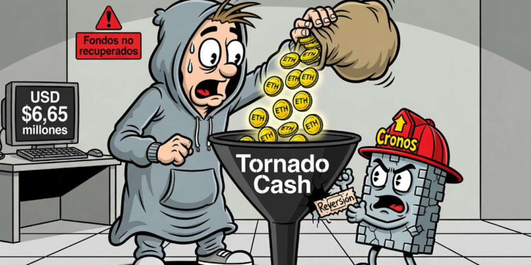 Atacante de Tectonic envía 2.659 ETH a Tornado Cash tras hackeo