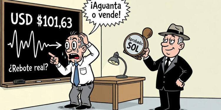 Solana defiende los 100 dólares tras el aval de la SEC como materia prima
