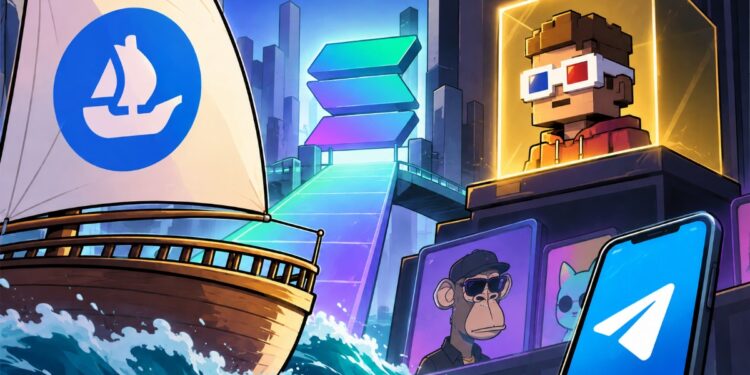 OpenSea vuelve a Solana y Blokyz moviliza $64 millones en NFT