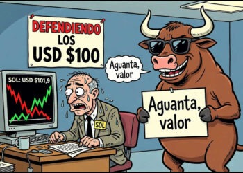 Solana cotiza en USD 101,9 y defiende los USD 100 con menor volumen