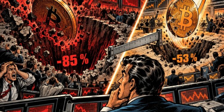 Bitcoin: las correcciones pasan del 85% al 53% y subidas se moderan