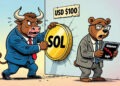 Solana (SOL) defiende los 100 dólares con volumen un 40,59% menor