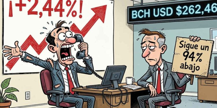 Bitcoin Cash sube un 2,44% y se consolida sobre la SMA-50