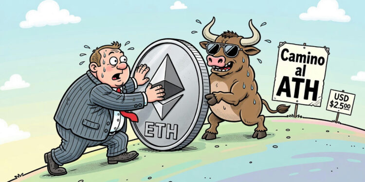 ETH avanza 1,31% y se consolida sobre sus medias móviles clave