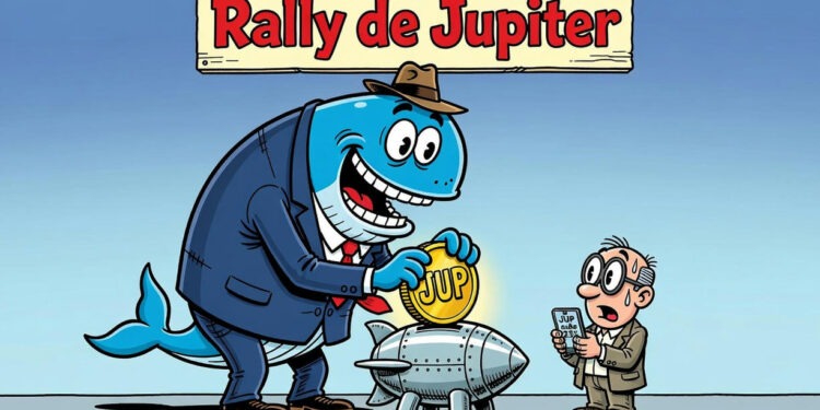 JUP sube más de 23% por compras de ballenas y recompras 1 JUP sube más de 23% por compras de ballenas y recompras