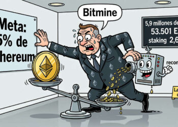 Bitmine se acerca al 5% de Ethereum con 5,9 millones de ETH 6 Bitmine se acerca al 5% de Ethereum con 5,9 millones de ETH