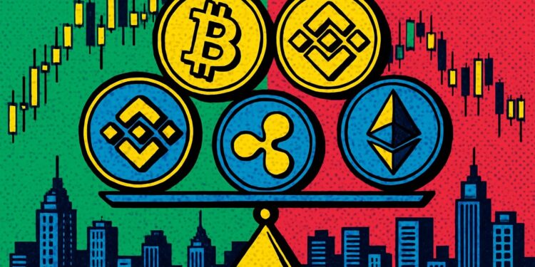 Bitcoin, XRP, Solana y Hyperliquid entran en fase de redistribución 1 Bitcoin, XRP, Solana y Hyperliquid entran en fase de redistribución