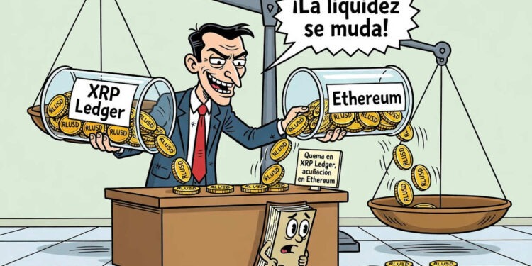 Ripple mueve 1,36 millones de RLUSD de XRP Ledger a Ethereum