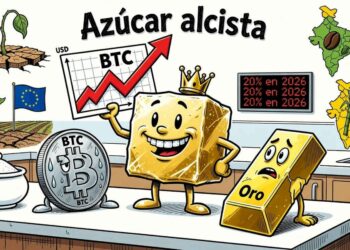 El azúcar gana cerca del 20% en 2026 y supera a Bitcoin y al oro