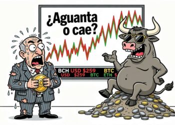 Bitcoin Cash (BCH) ronda los USD 259 pese a la presión vendedora