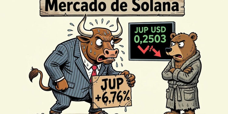 JUP sube un 6,76% y acumula un 13,74% semanal