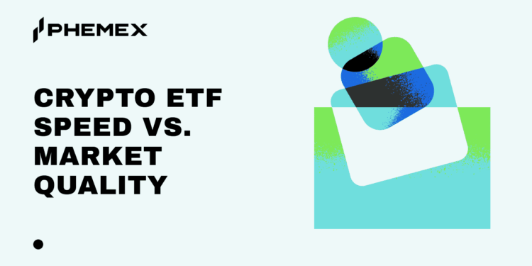 La SEC debate rapidez y calidad de mercado en nuevos ETF cripto