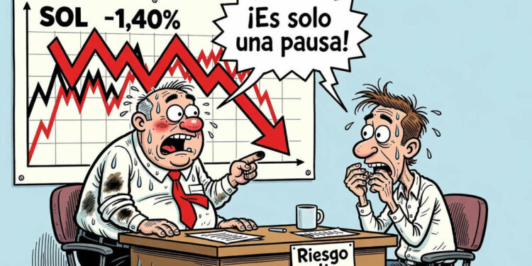 Solana (SOL) cae un 1,40% hasta USD 103,66 y prueba soporte clave
