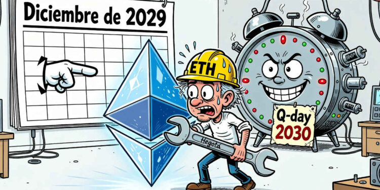 Ethereum fija diciembre de 2029 para lograr resistencia cuántica