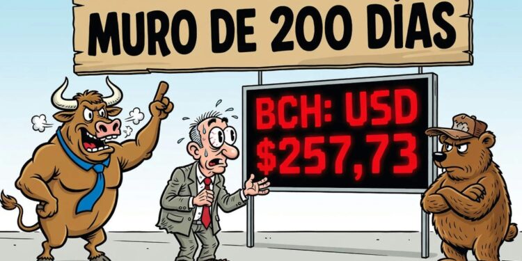 Bitcoin Cash (BCH) gana 19,5% en 30 días, aún bajo resistencia