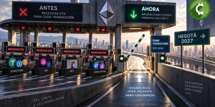 Ethereum prevé pagar las comisiones con stablecoins desde 2027