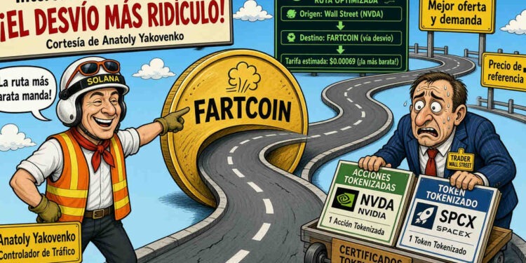 Yakovenko imagina una ruta de Nvidia a SpaceX vía FARTCOIN
