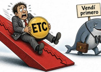 Ethereum Classic (ETC) cae 7,9% y cotiza en USD 7,91