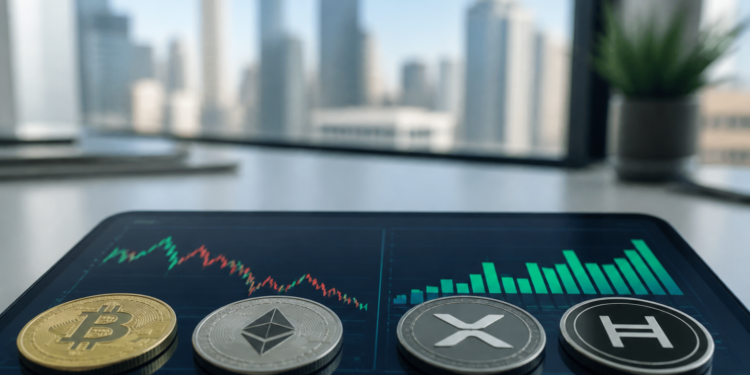 Los ETF de XRP y Hedera captan fondos mientras caen Bitcoin y Ethereum