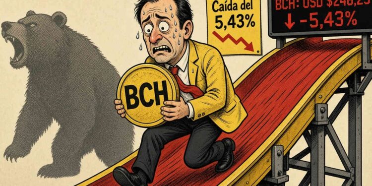 Bitcoin Cash (BCH) cae 5,43% el 10 de septiembre y vuelve a congestión 1 Bitcoin Cash (BCH) cae 5,43% el 10 de septiembre y vuelve a congestión