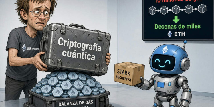 Buterin impulsa EIP-8288 para abaratar un 99% la privacidad cuántica