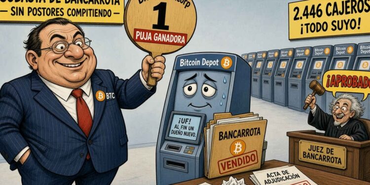 Bitcoin Bancorp gana la puja por 2.446 cajeros de Bitcoin Depot