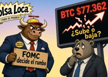 Bitcoin (BTC) se consolida en USD 77.362 ante la reunión del FOMC