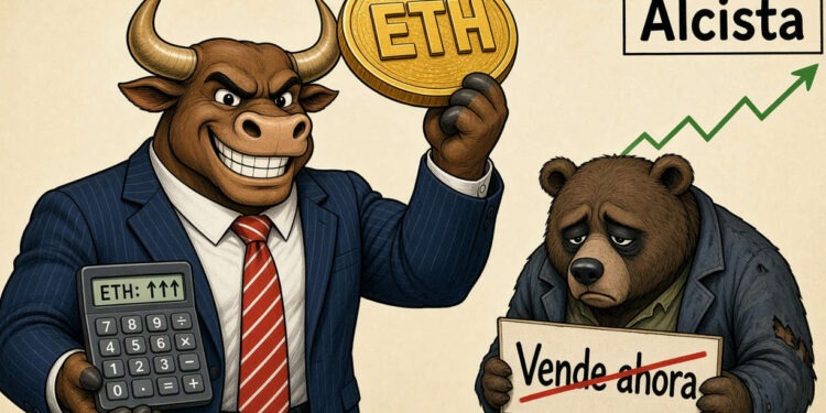 Ethereum sube 33,98% en el mes y sigue 49% bajo su máximo histórico