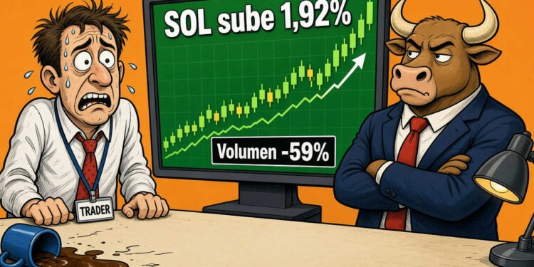 Solana rebota un 1,92% sobre los 100 dólares con bajo volumen 1 Solana rebota un 1,92% sobre los 100 dólares con bajo volumen