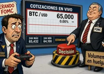 Bitcoin cae un 0,64% ante la espera de la decisión del FOMC