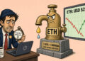 Ethereum (ETH) retrocede a USD 2.489 tras subir 32% en un mes