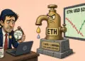 Ethereum (ETH) retrocede a USD 2.489 tras subir 32% en un mes