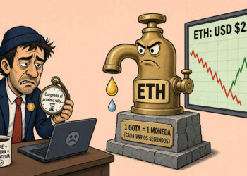 Ethereum (ETH) retrocede a USD 2.489 tras subir 32% en un mes