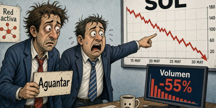 Solana (SOL) cede un 0,86% este 13 de septiembre con menor volumen