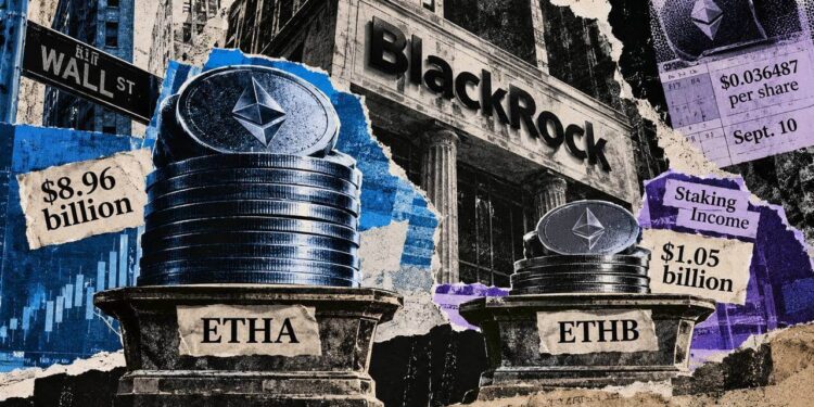 El ETHB de BlackRock no desbanca al ETHA pese a pagar rendimiento