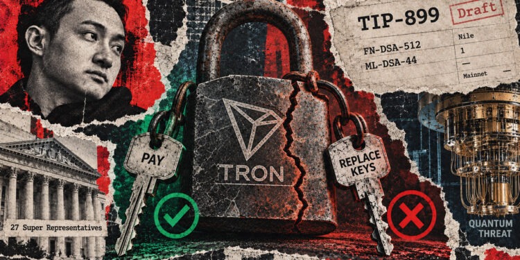 El plan cuántico de TRON permitiría pagar, pero no cambiar claves 1 El plan cuántico de TRON permitiría pagar, pero no cambiar claves